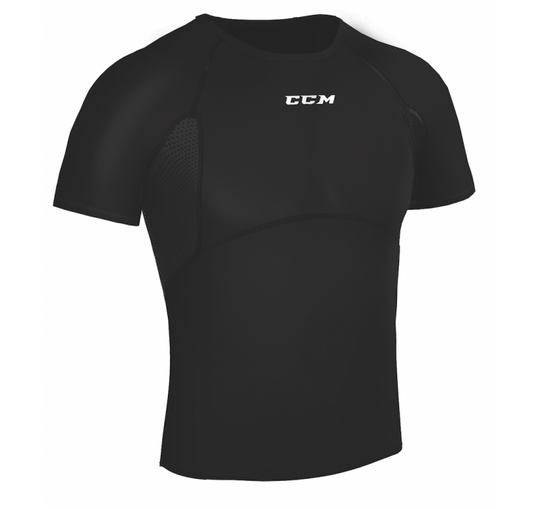  CCM Short-Sleeve Performance Compression Top Junior