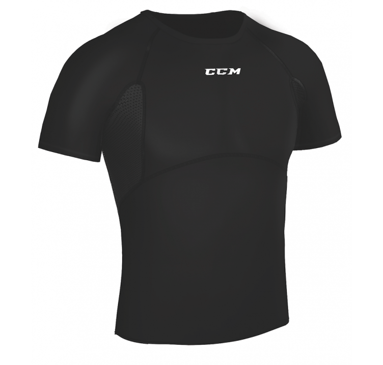  CCM Short-Sleeve Performance Compression Top For Men
