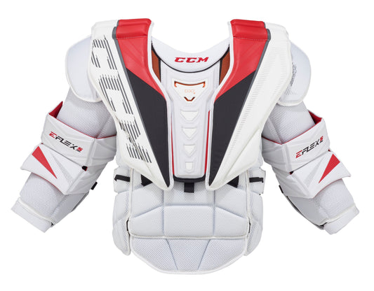  CCM EFLEX5 Senior Goalie Chest Protector (White)
