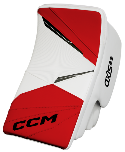  CCM Axis 2.9 Intermediate Goalie Blocker