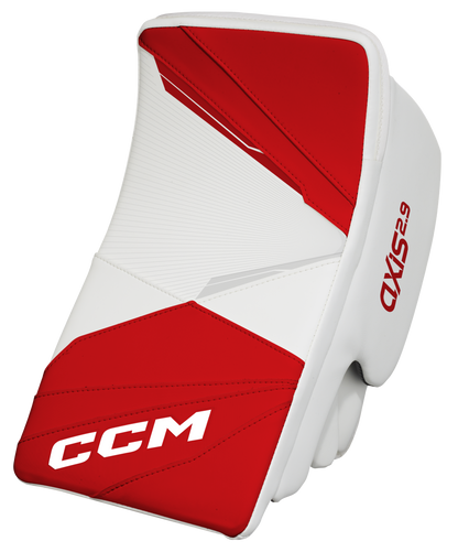  CCM Axis 2.9 Intermediate Goalie Blocker