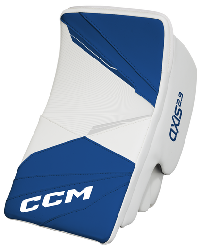  CCM Axis 2.9 Intermediate Goalie Blocker