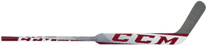  CCM EFLEX5 Pro Intermediate Goalie Stick (White/Red)