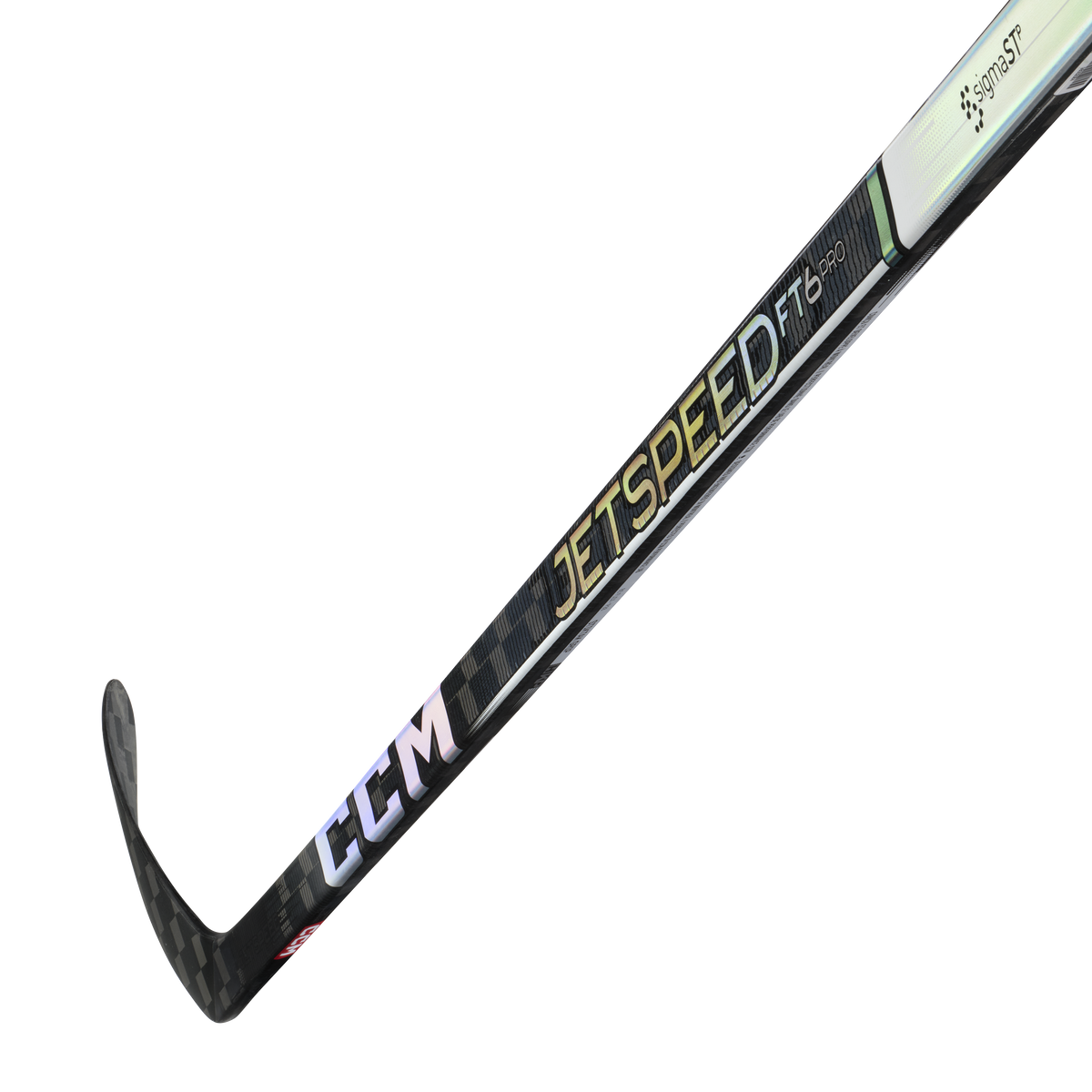  CCM JetSpeed FT6 Pro Intermediate Hockey Stick (Chrome)
