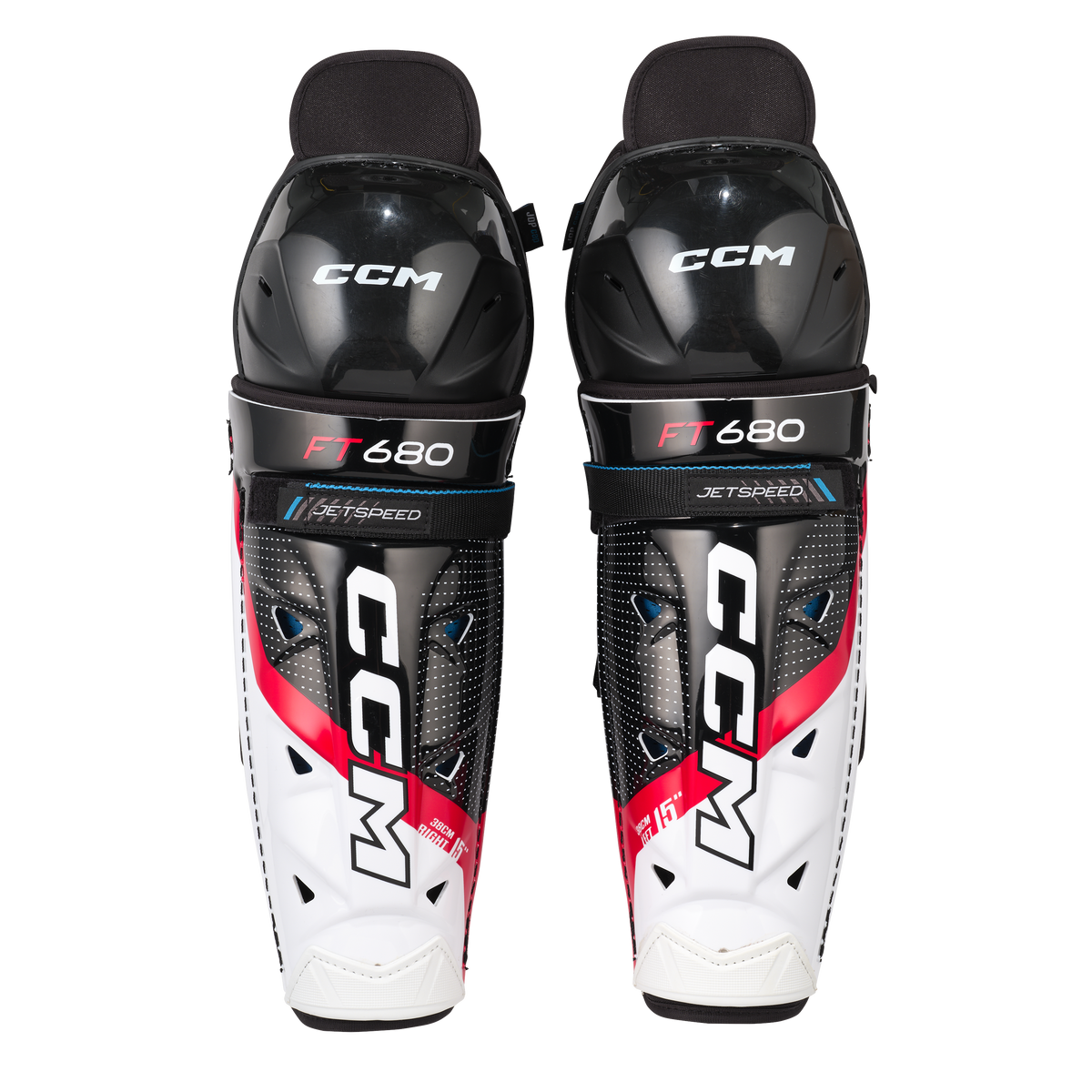  CCM JetSpeed FT680 Junior Shin Guards