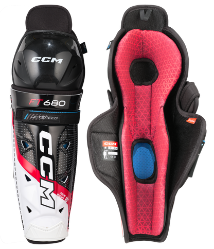  CCM JetSpeed FT680 Junior Shin Guards