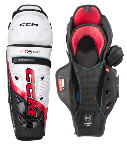  CCM JetSpeed FT6 Pro Junior Shin Guards
