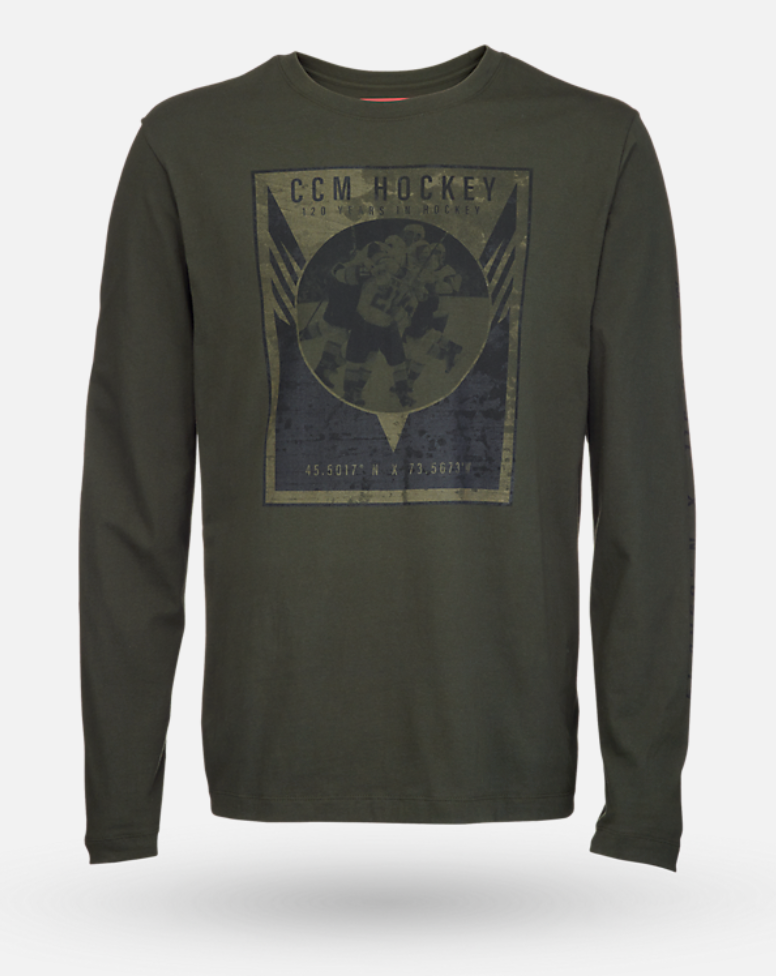  CCM Nostalgia Poster Long Sleeve Tee Adult