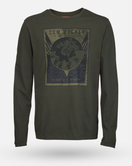 CCM Nostalgia Poster Long Sleeve Tee Adult