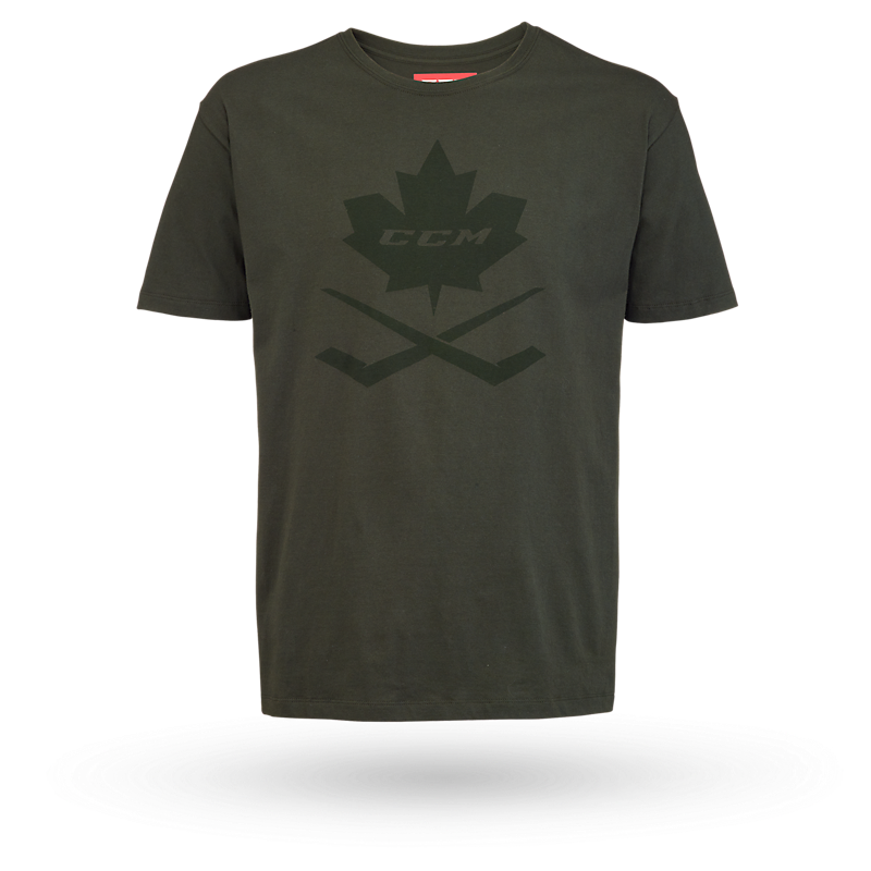  CCM Nostalgia Leaf Short Sleeve Tee Adult