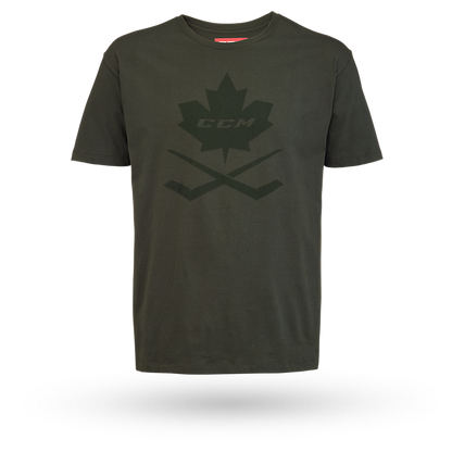  CCM Nostalgia Leaf Short Sleeve Tee Adult