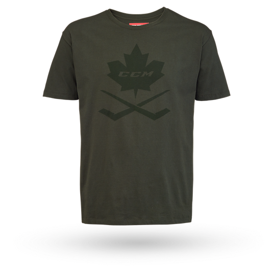 CCM Nostalgia Leaf Short Sleeve Tee Adult
