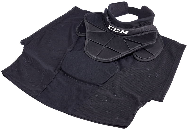  CCM BNQ Shirt Style Senior Goalie Throat Collar