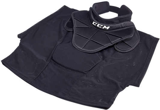  CCM BNQ Shirt Style Senior Goalie Throat Collar
