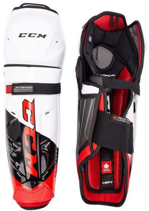  CCM JetSpeed FT4 Pro Junior Shin Guards