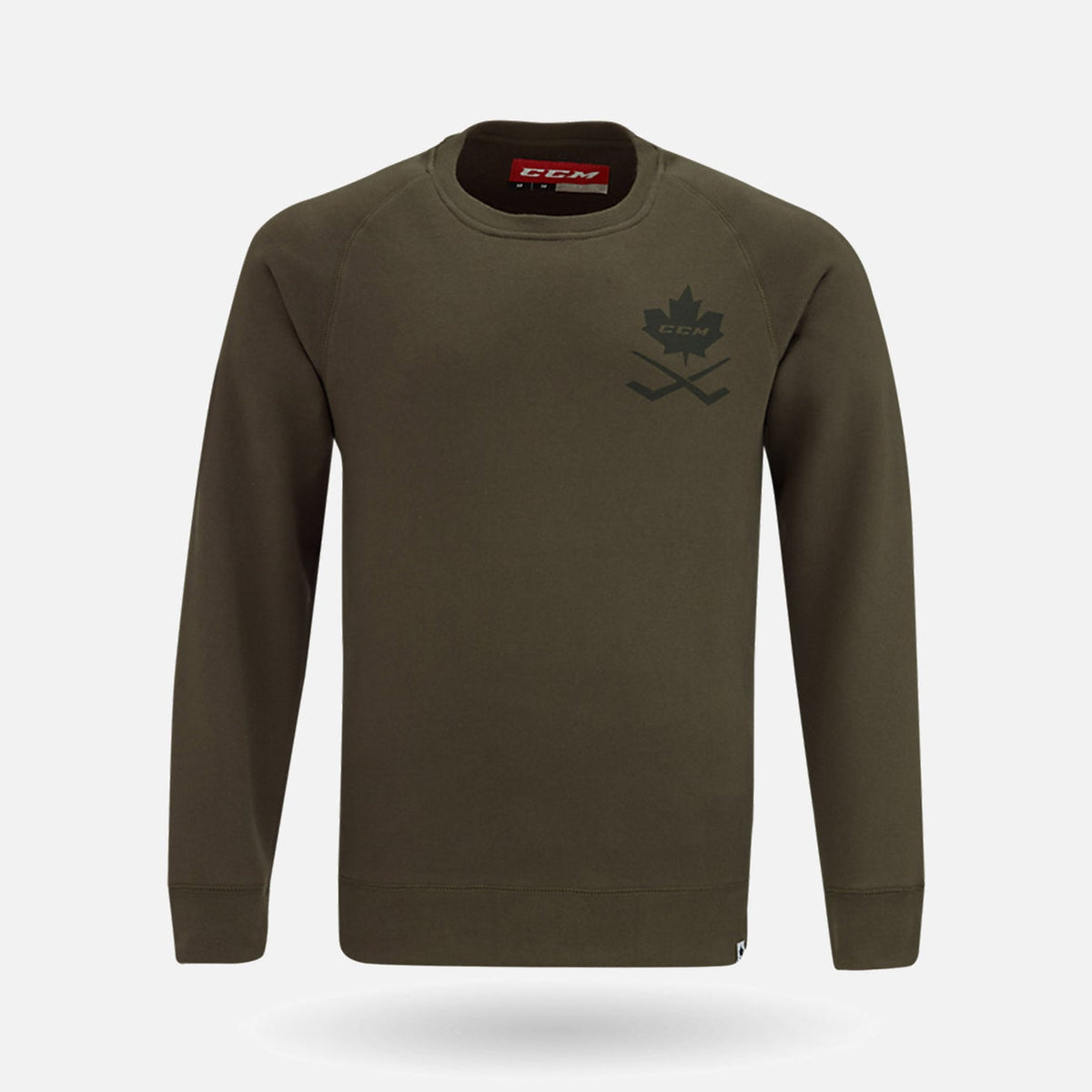 CCM Nostalgia Leaf Fleece Crewneck Adult