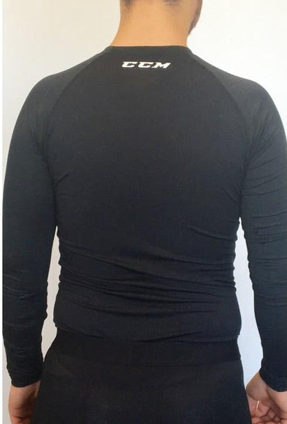  CCM Long-Sleeve Performance Compression Top Mens (HockeySupremacy.com)
