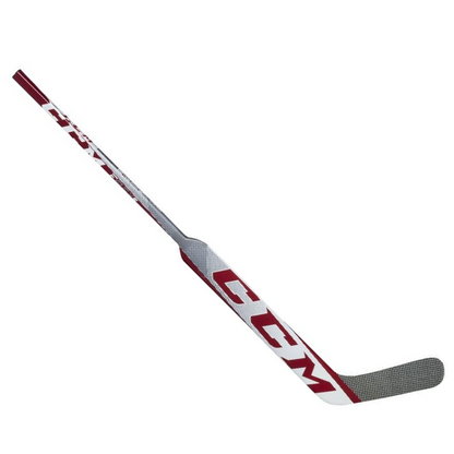  CCM EFLEX5 Pro Intermediate Goalie Stick (White/Red)
