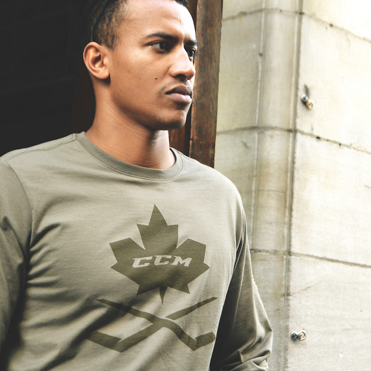  CCM Nostalgia Leaf Short Sleeve Tee Adult